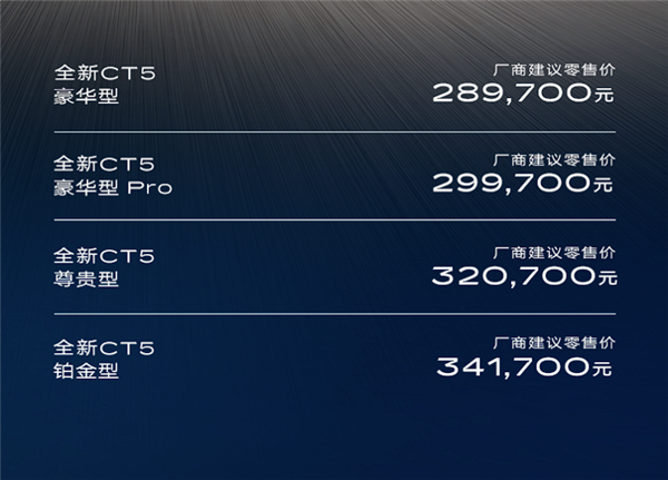 無后驅(qū)不豪華 全新凱迪拉克CT5上市：28.97萬起售