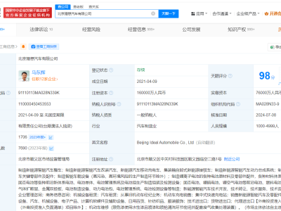 北京理想汽車公司成被執(zhí)行人，強制執(zhí)行2.2萬，咋回事？