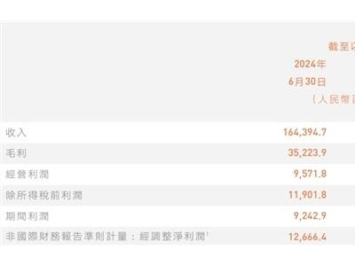 小米2024年中報(bào)驚艷：營收1643.95億、凈利潤92.8億，業(yè)績亮眼！