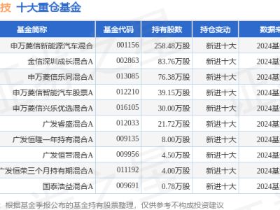 保隆科技大漲6.26%！申萬菱信新能源汽車混合基金重倉布局，機(jī)會(huì)來了？