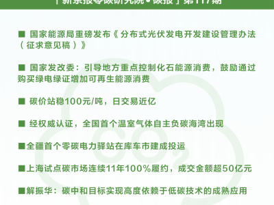 頻遭貿易壁壘，新能源如何突圍？碳報第117期詳解