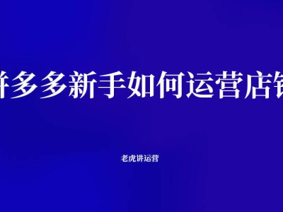 拼多多新手必看！店鋪運營實戰(zhàn)技巧全揭秘