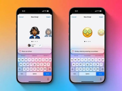 蘋果iOS 18.2新玩意：Genmoji讓AI定制你的專屬表情！