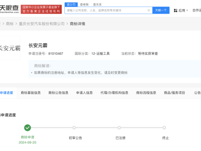 長安汽車新動作，申請注冊“赤兔”“元霸”商標