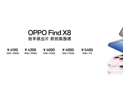 OPPO Find X8系列驚艷亮相，4199元起支持超清實(shí)況圖！