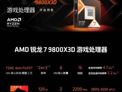 AMD銳龍7 9800X3D處理器重磅上市，僅需3799元，性能巔峰觸手可及！