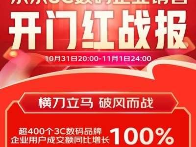 京東11.11大促3C數(shù)碼銷售飆升！超400品牌成交額翻倍，你貢獻(xiàn)了多少？