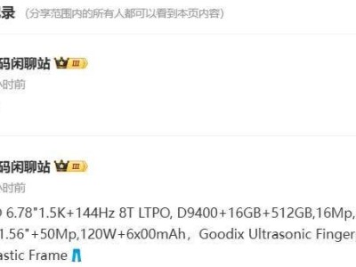 iQOO Neo10 Pro新機曝光：天璣9400處理器、1.5K直屏，性能升級！