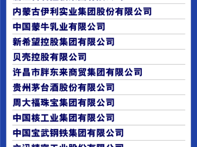 《財富》揭曉2024年中國最受贊賞公司：比亞迪、小米等科技巨頭領銜榜單