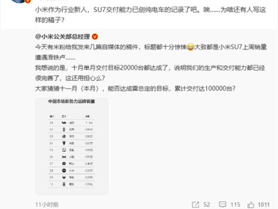 小米SU7銷量謠言遭辟謠，雷軍對(duì)造謠者表示困惑，網(wǎng)友力挺：事實(shí)勝于雄辯！