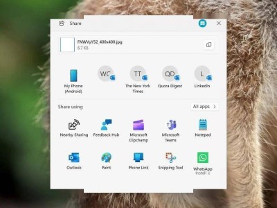 微軟Windows 11新動(dòng)向：開(kāi)始菜單與任務(wù)欄將增便捷分享按鈕