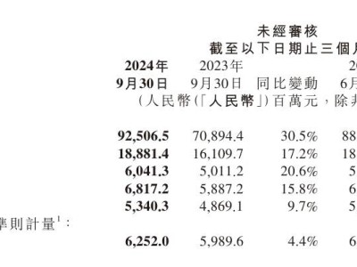 小米集團(tuán)Q3財(cái)報(bào)亮眼：總收入925億，凈利潤(rùn)微增4.4%，智能電車(chē)業(yè)務(wù)虧損