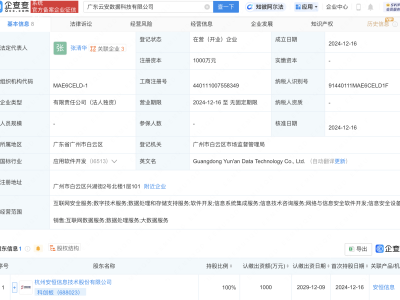 安恒信息全資控股，云安數(shù)據(jù)科技有限公司正式成立！