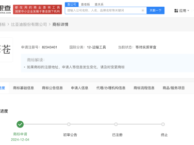 比亞迪新商標曝光：擎蒼、靈鳶等名稱引猜想，用途何在？