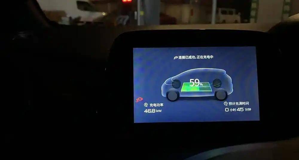 新能源車充電排隊(duì)示意圖