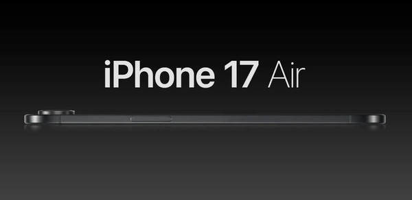 iPhone 17 Air 渲染圖