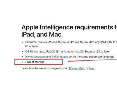 蘋果AI新功能上線，iPhone存儲空間告急，128GB還夠用嗎？