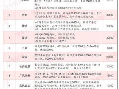 2025汽車價(jià)格戰(zhàn)全面爆發(fā)！30余家車企降價(jià)，誰能笑到最后？