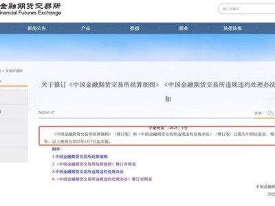 中金所出手！高頻交易者不再有手續(xù)費(fèi)減免，違規(guī)嚴(yán)重者或被市場(chǎng)禁入
