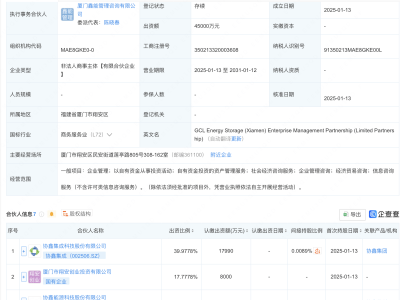 協(xié)鑫系企業(yè)攜手成立企管新公司，注冊(cè)資本高達(dá)4.5億