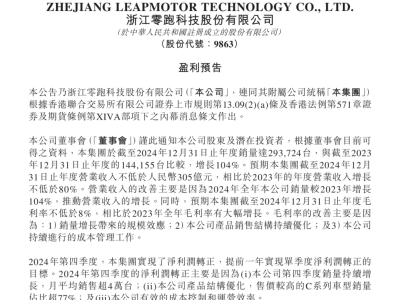 零跑汽車：年度盈利在望，它正書寫著不同于“理想”的造車故事