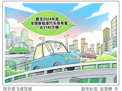 新能源汽車保有量激增，2024年底已達(dá)3140萬輛！