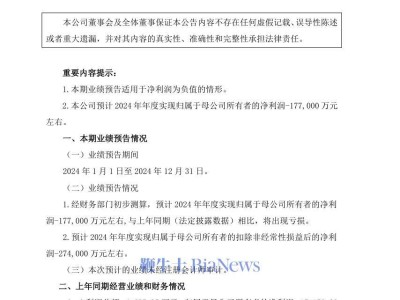 江淮汽車2024年預(yù)計(jì)虧損17.7億，聯(lián)營企業(yè)大眾安徽拖后腿