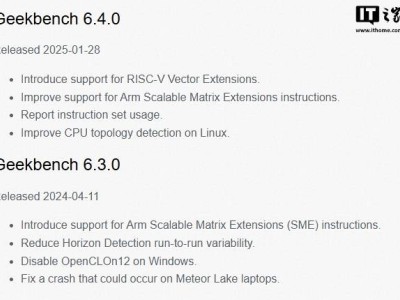 Geekbench 6.4重磅升級！支持RISC-V與Arm新擴(kuò)展，性能測試再進(jìn)化