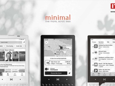 極簡主義新寵！The Minimal Phone 墨水屏全鍵盤手機眾籌成功發(fā)貨中