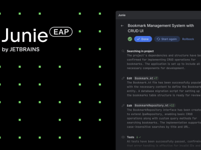 JetBrains新推AI編程助手Junie，助力開發(fā)者高效編程
