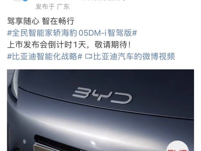 比亞迪海豹05 DM-i智駕版來襲，緊湊型車市場將迎新變局？