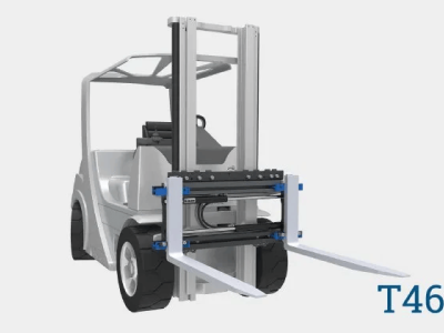 靠普LogiMAT 2025展會首發(fā)：全新T466C叉車貨叉調(diào)節(jié)器升級亮相